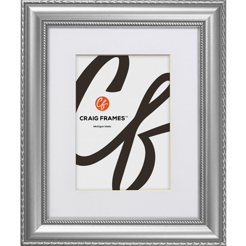 Victoria Silver Matted Picture Frame - Craig Frames