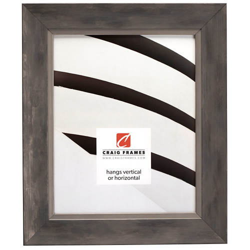 Aristocrat 1.625", Distressed Silver and Gray Picture Frame