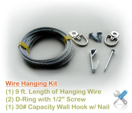 Picture Frame Hardware Kit - Brackets, Hangers, and Screws