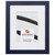 Confetti .875", Matted Navy Blue Picture Frame Confetti .875", Matted Navy Blue Picture Frame