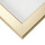 Bauhaus 125 1.25", Matted Brushed Gold Picture Frame Bauhaus 125 1.25", Matted Brushed Gold Picture Frame