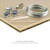 Confetti .875", White Picture Frame Confetti .875", White Picture Frame