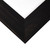 Jasper Wide 2.5", Rustic Charcoal Black Matted Picture Frame Jasper Wide 2.5", Rustic Charcoal Black Matted Picture Frame