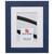 Colori 125 1.25", Blue Matted Picture Frame Colori 125 1.25", Blue Matted Picture Frame