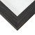 Jasper 1.5", Country Charcoal Black Matted Picture Frame