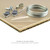 Bauhaus 125 1.25", Matted Concrete Gray Picture Frame