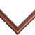 Stratton .75", Matted Ornate Copper and Black Picture Frame