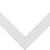 Essentials 1", Modern White Matted Picture Frame