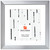 Modern Aesthetics 150 1.5", Brushed Silver Matted Picture Frame