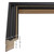 Stratton .75", Ornate Black and Gold Picture Frame Stratton .75", Ornate Black and Gold Picture Frame