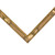 Vintage Bamboo .625", Champagne Gold Picture Frame