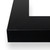 Bauhaus 125 1.25", Matted Mystic Satin Black Picture Frame - 4 Piece Set Bauhaus 125 1.25", Matted Mystic Satin Black Picture Frame - 4 Piece Set