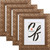 Bravada Ornate 2", Scratched Bronze Matted Picture Frame - 4 Piece Set Bravada Ornate 2", Scratched Bronze Matted Picture Frame - 4 Piece Set