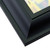 Upscale 2", Matted Satin Black Picture Frame - 4 Piece Set