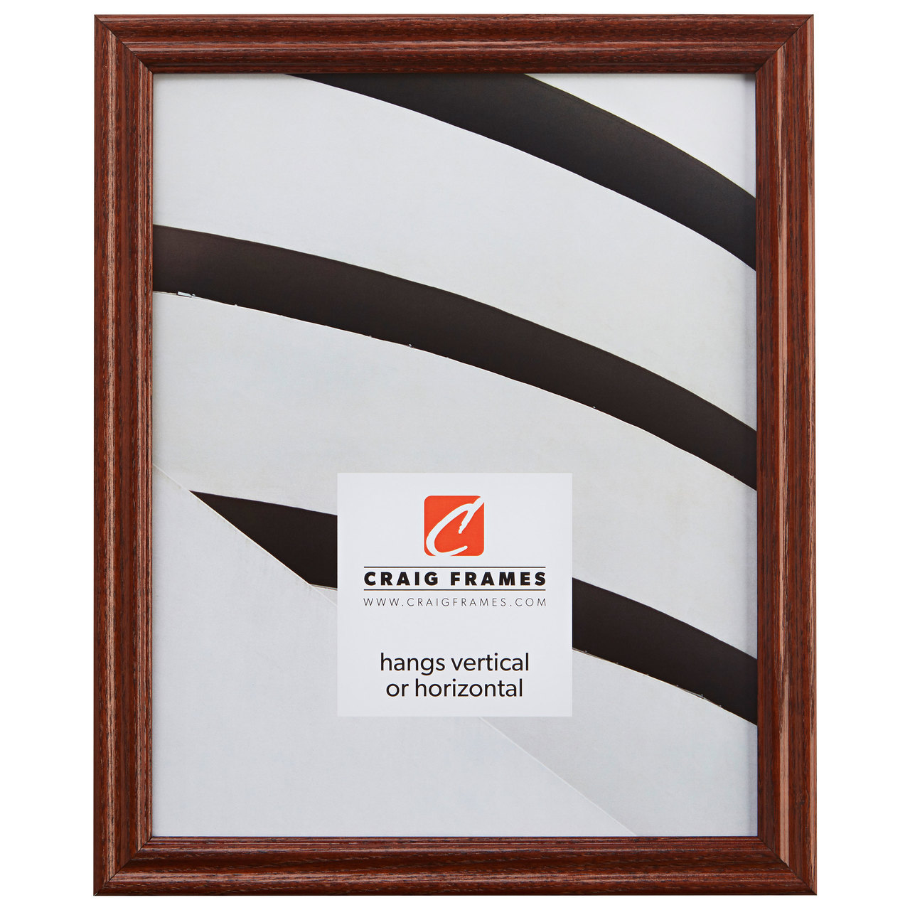 Wiltshire Ash 200 Brown Hardwood Picture Frame - Craig Frames