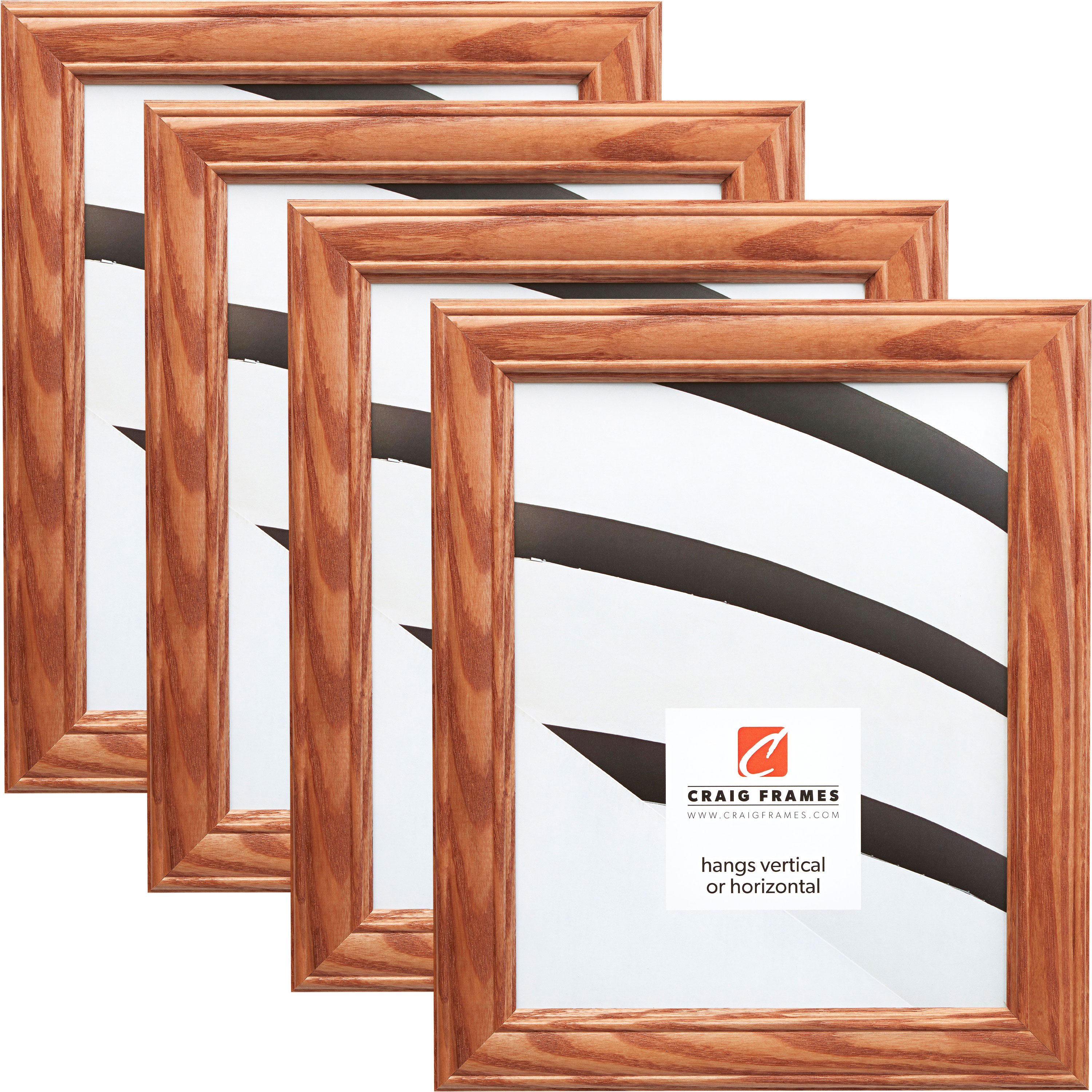 Craig Frames Wiltshire 68 Raw Empty Picture Frame, 20 by 30-Inch Ash Frame Shell, 84-Inch Wide Unfinished Hardwood