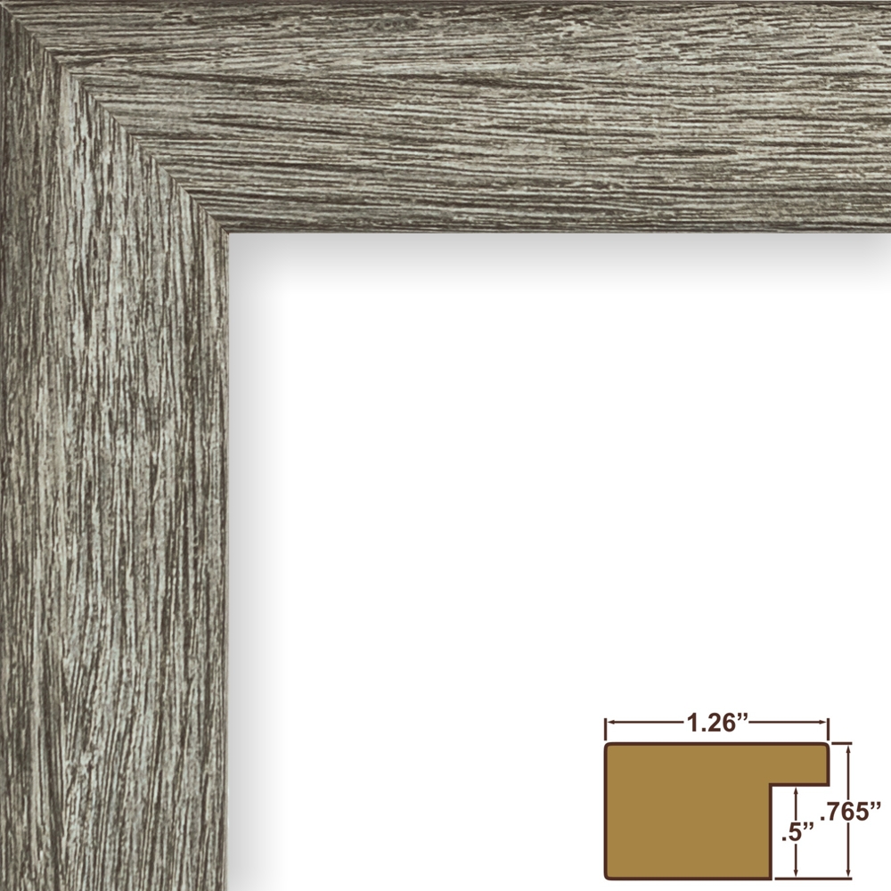 16x24 Grey Picture Frame - Wood Picture Frame Complete with UV - On Sale -  Bed Bath & Beyond - 36017786