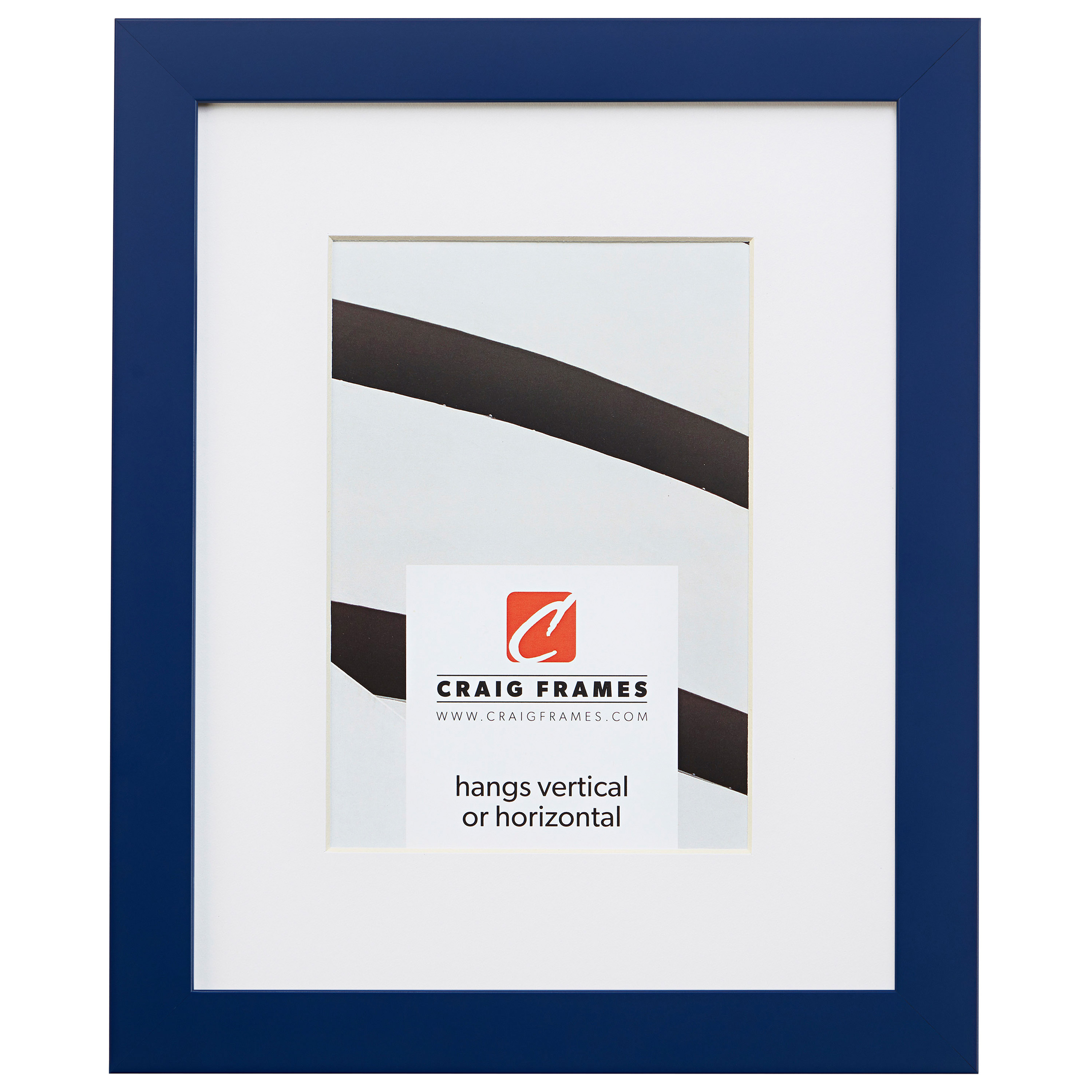 Confetti Matted Blue Picture Frame - Craig Frames