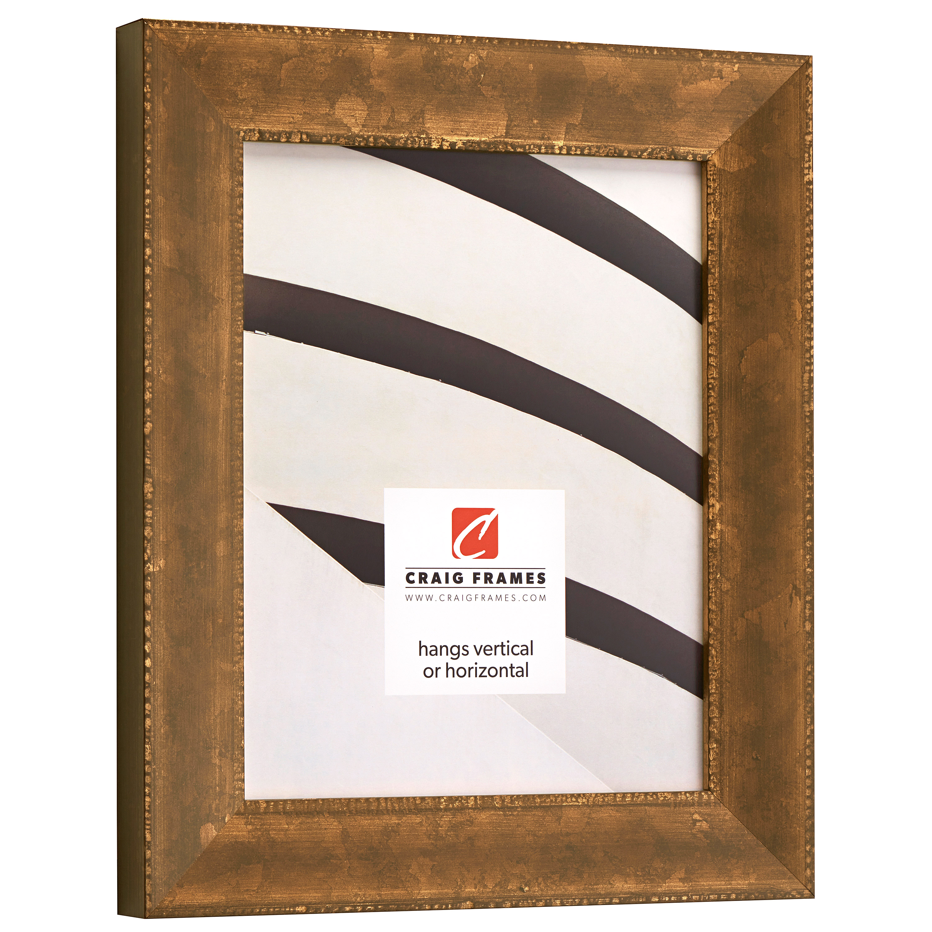 Patina 175 Distressed Copper and Black Picture Frame - Craig Frames