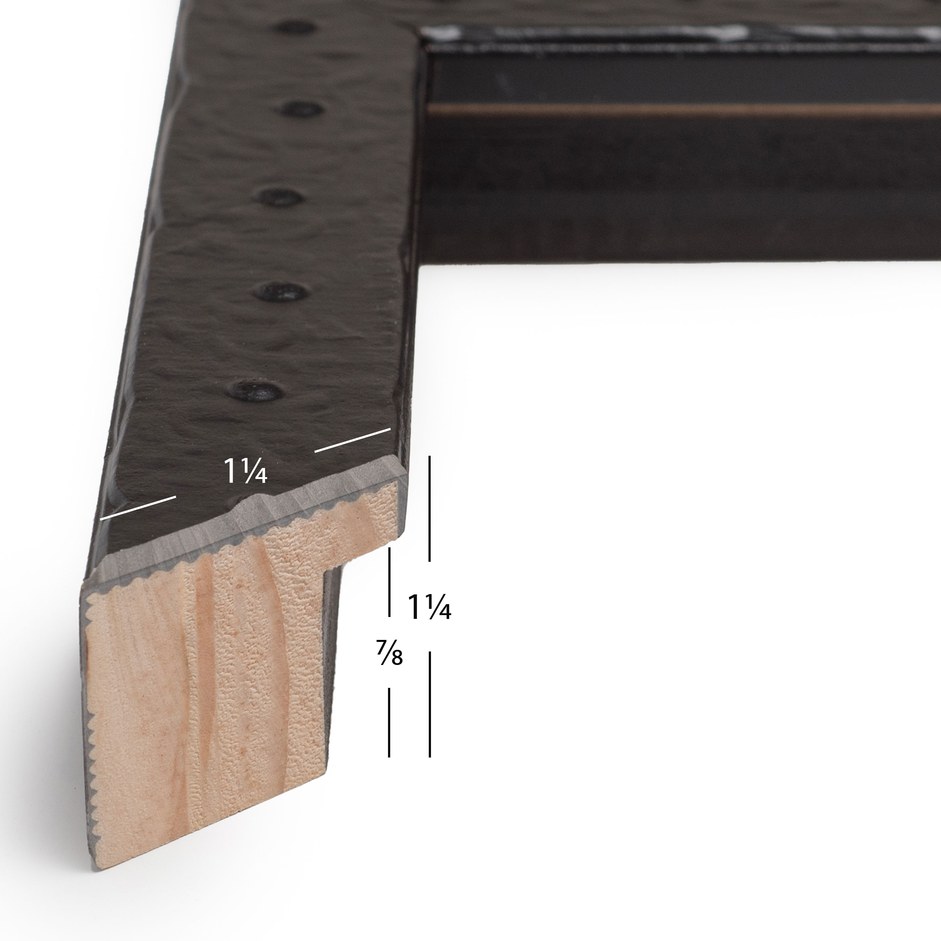 Rivet Asphalt Black Picture Frame - Craig Frames