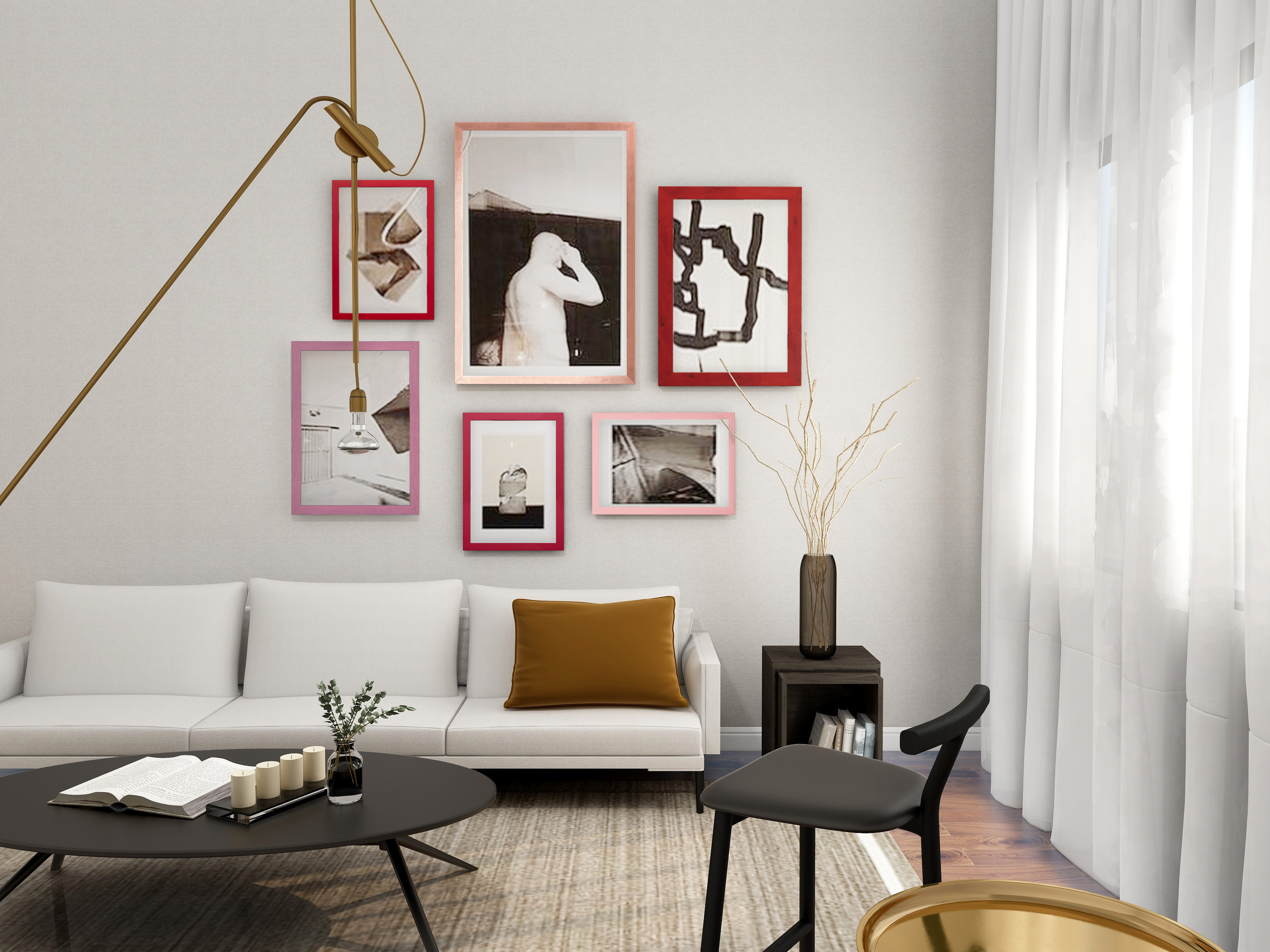 Bold vs. Soft: Choosing Red or Pink Frames for Your Home