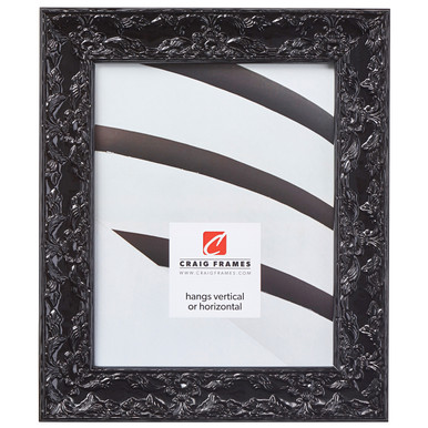 Renaissance Obsidian Black Picture Frame - Craig Frames