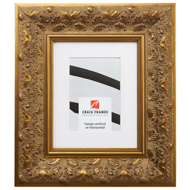 Borromini Gold and Bronze Matted Picture Frame - Craig Frames