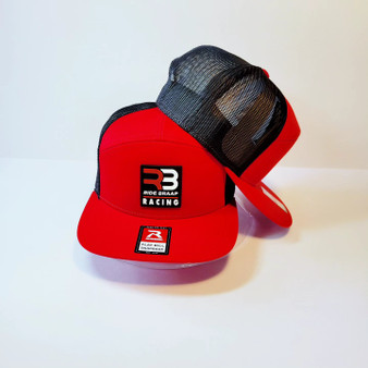 7 PANEL TRUCKER. Red/ Black