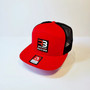 7 PANEL TRUCKER. Red/ Black