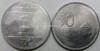 50 Paise of 2008 - Hyderabad Mint - Star