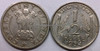 1/2 Rupee of 1954 - Kolkata Mint - No Mint Mark