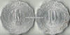 10 Paise of 1977 - Kolkata Mint - No Mint Mark