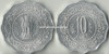 10 Paise of 1981 - Kolkata Mint - No Mint Mark