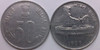 50 Paise of 1988 - Kolkata Mint - No Mint Mark - SS