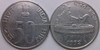 50 Paise of 1992 - Kolkata Mint - No Mint Mark - SS