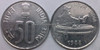 50 Paise of 1988 - Mumbai Mint - Diamond - Stainless Steel