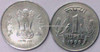 1 Rupee of 1999 - Noida Mint - Round Dot