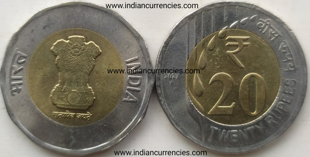 20 Rupees of 2021 - Noida Mint - Round Dot - New Series