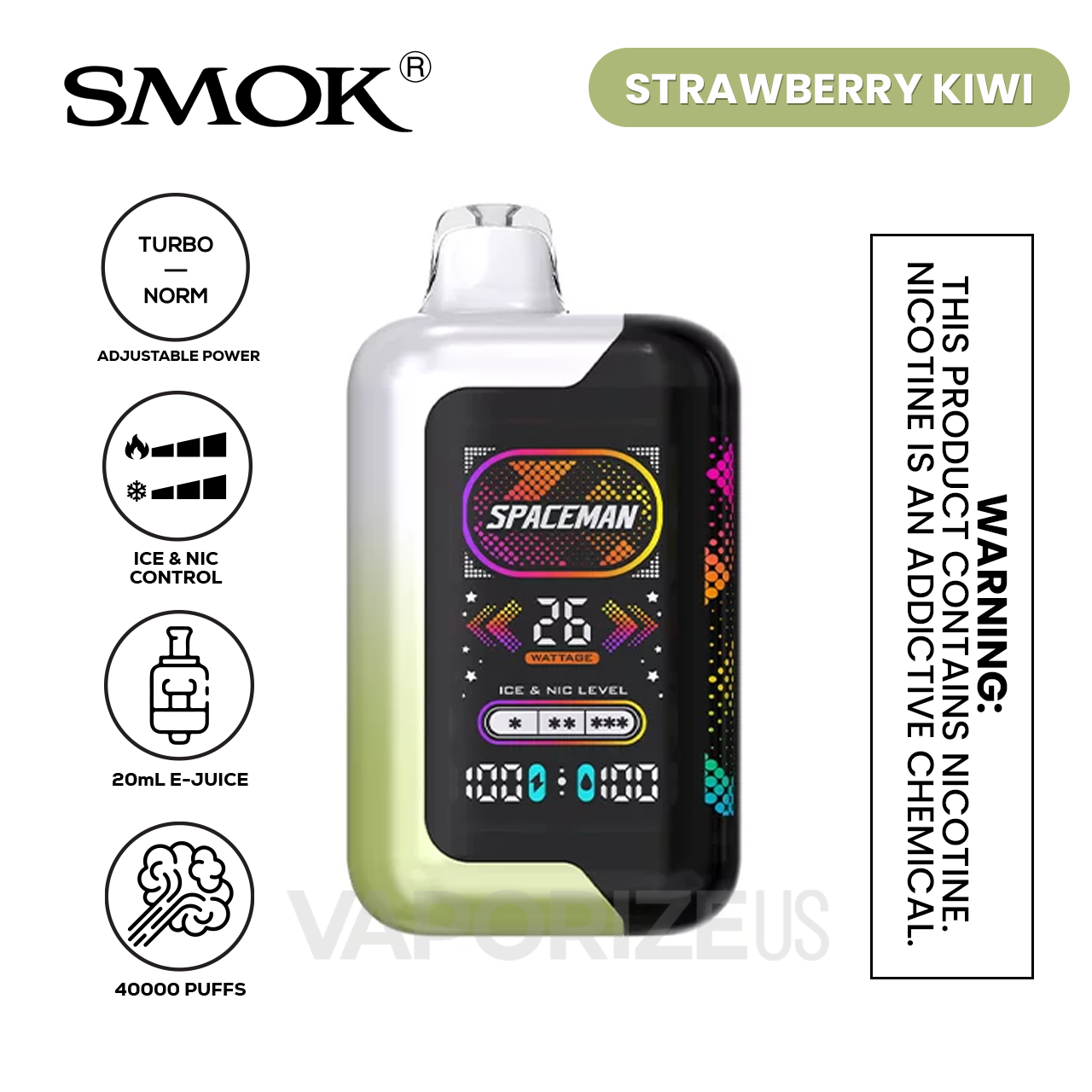 SMOK SPACEMAN 40K 20ML 5 PACK