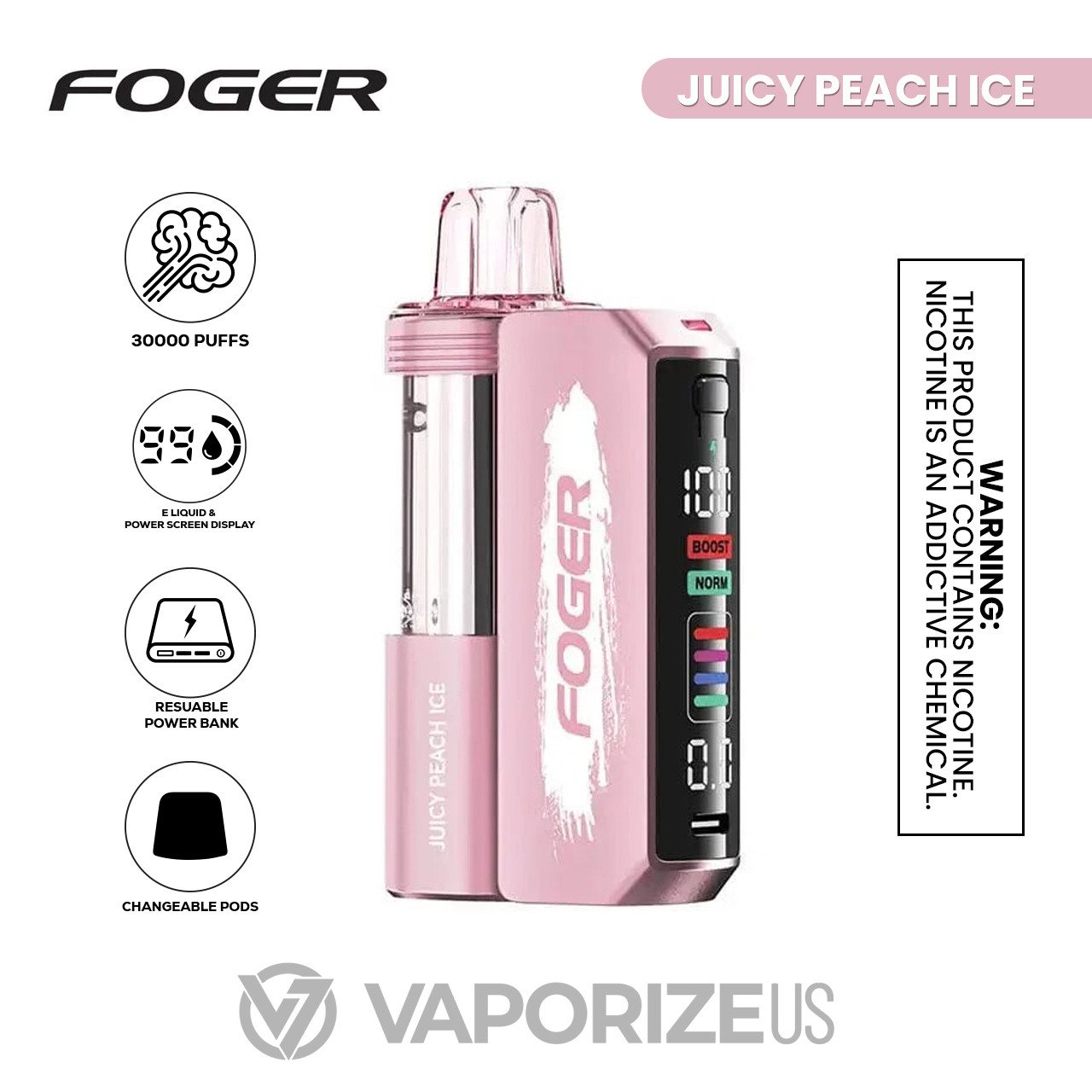 elf bar vape uk 5-Pack] Foger Switch Pro 30K Disposable $74.99