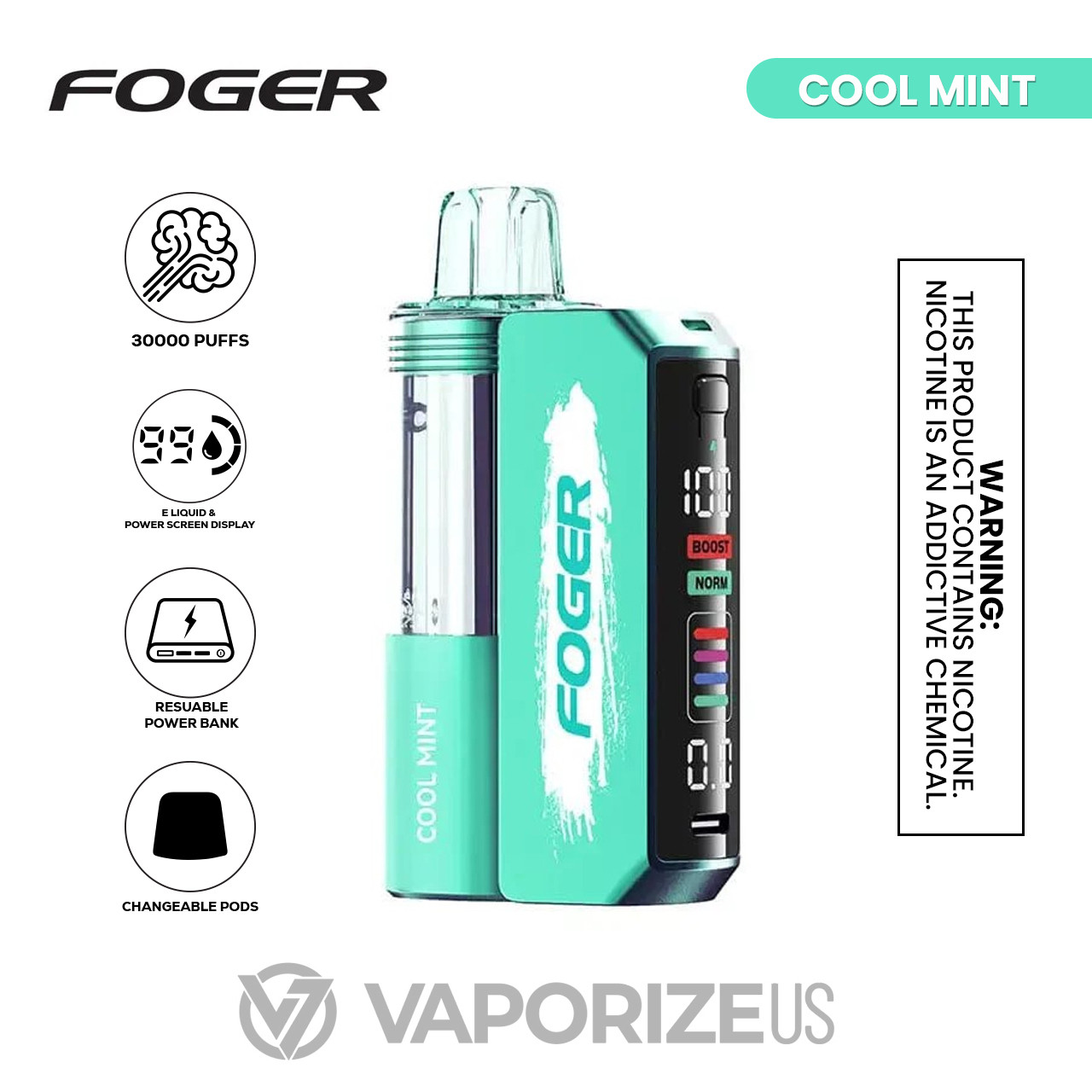 how much is elf bar vape FOGER Switch Pro 30000 Puffs Vape | 50MG