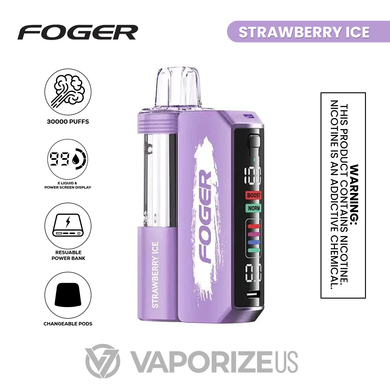 FOGER Switch Pro 30000 Puffs Vape | 50MG