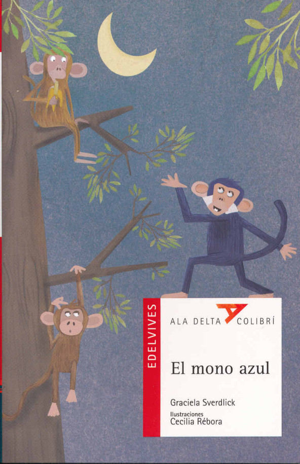 El mono azul Cover