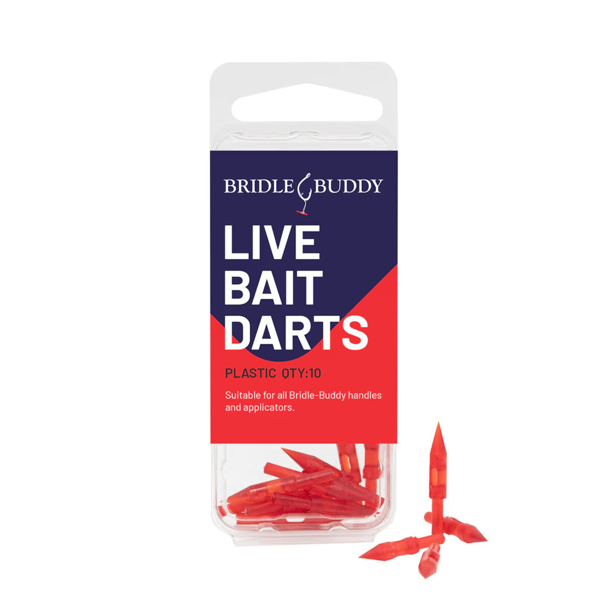 レドラプラスチック　LEDRAPLASTIC リトルバットウルフ Bridle Buddy - Replacement Darts - Plastic - Red - Bridle Buddy