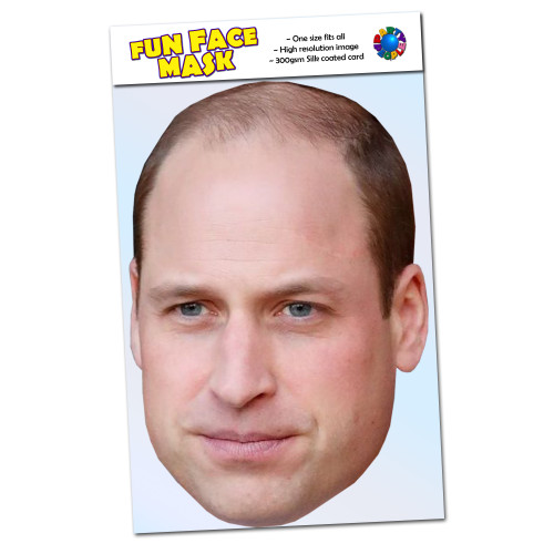 Prince William Prince Of Wales - Royal Family Celebrity Face Mask