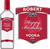 Personalised Vodka Bottle Label - Picture of bottle and label