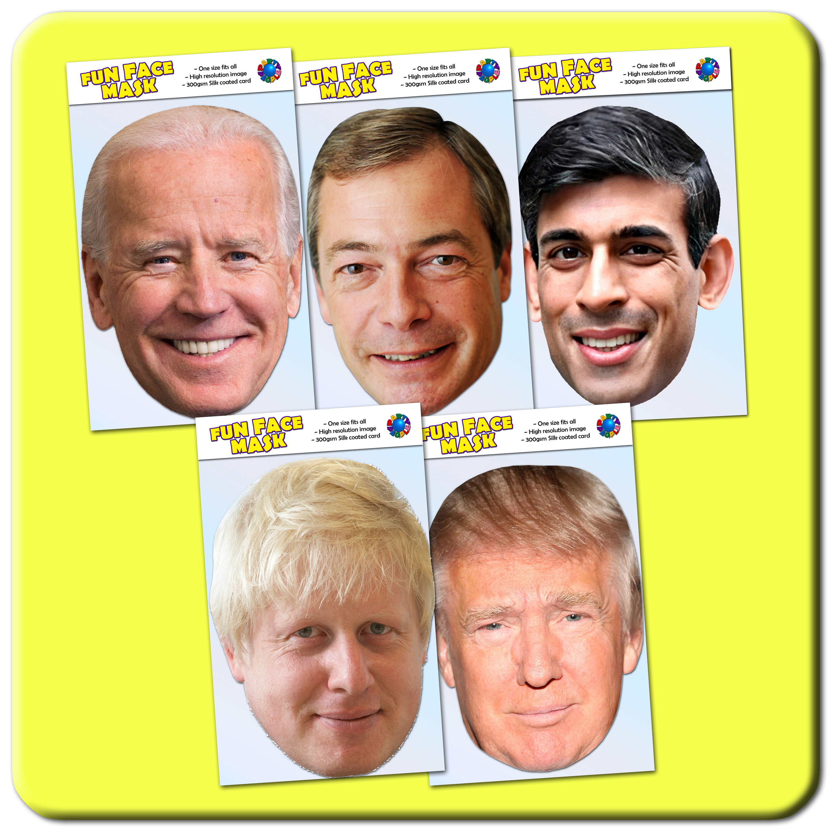 Political celeb masks