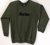 Kids Marines Print Crewneck Sweatshirt=9367
