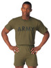 Military Olive Drab Physical Training  Army Logo -60136