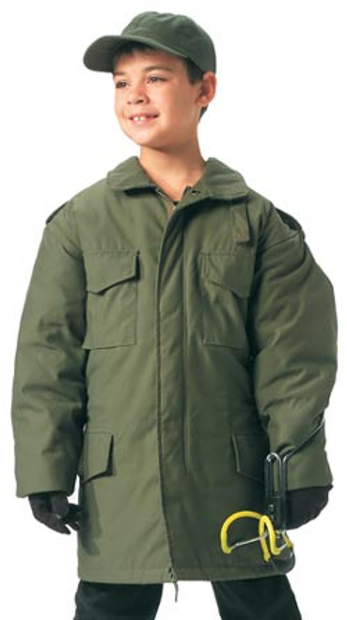 Buy Youth/Adult M-65 Field Jacket - Woodland Camo at the best price of $  43.99 Kids-Army.com